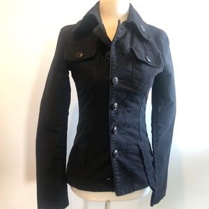 Diesel Lightweight Button Down Jacket Grey